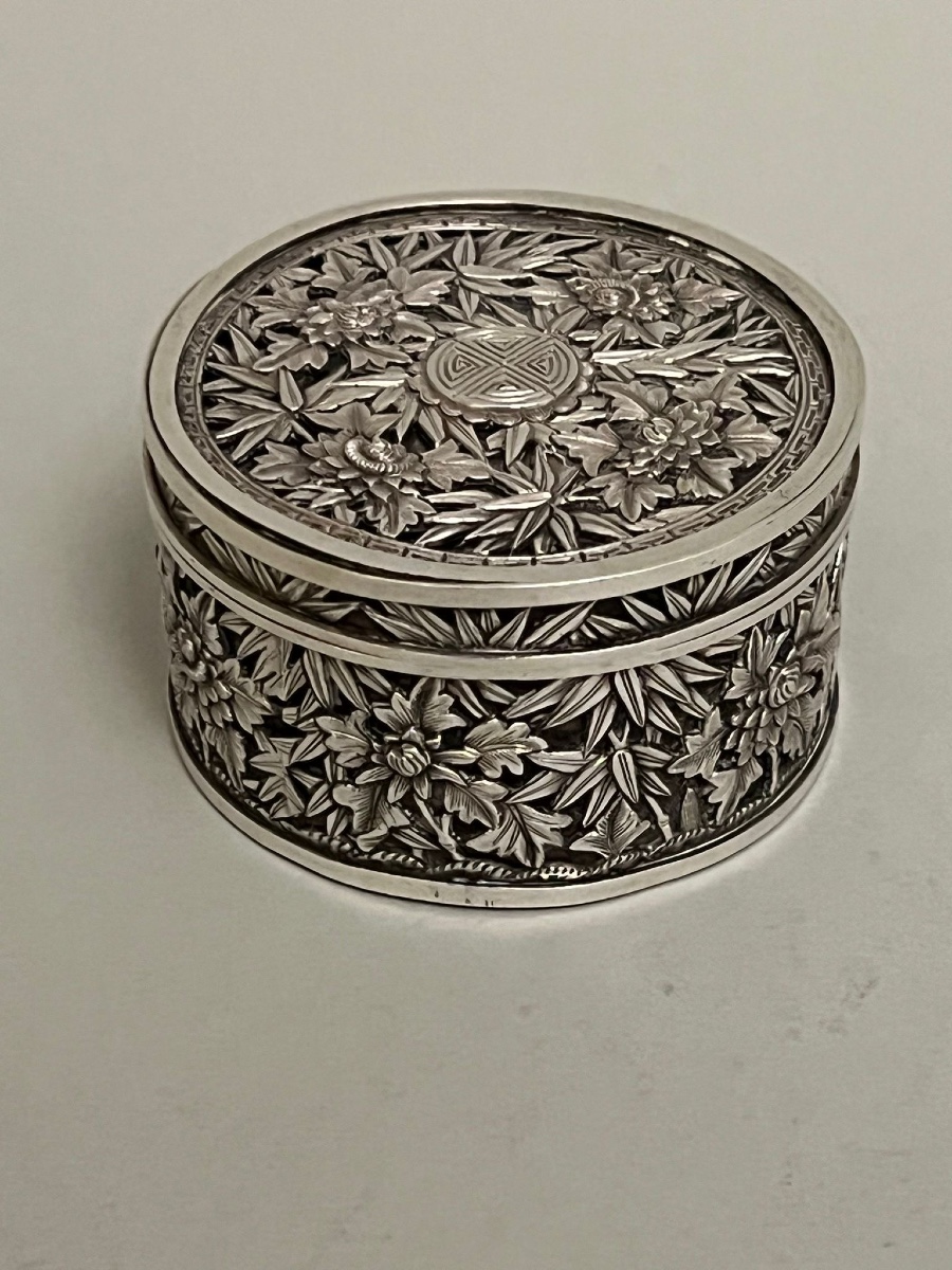Asian Silver Box 