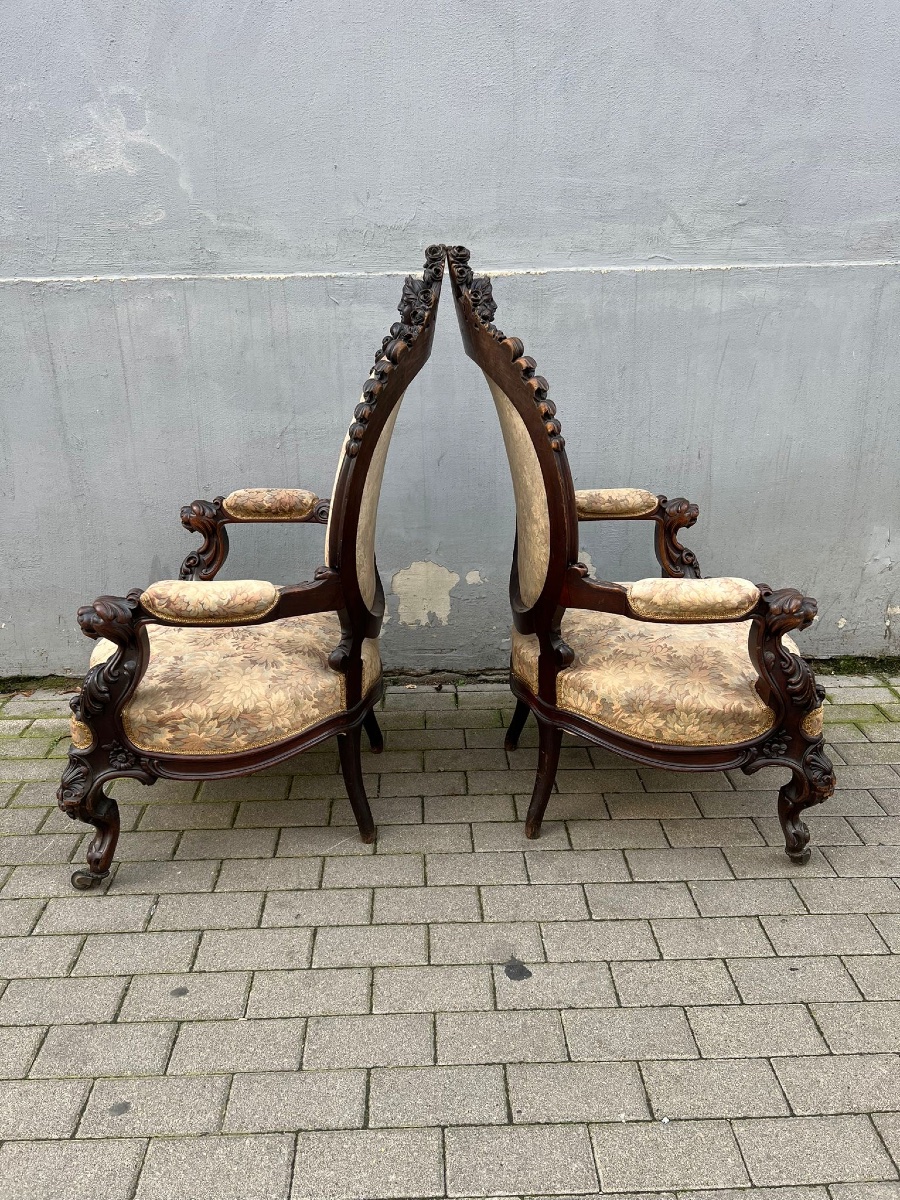  Paire de fauteuils. -photo-2