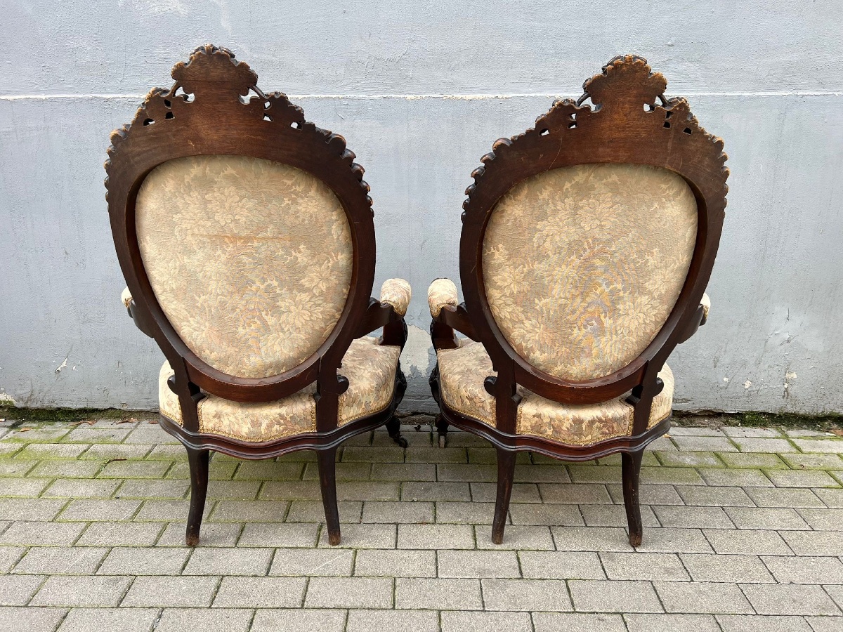  Paire de fauteuils. -photo-4