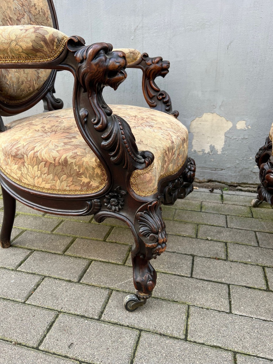  Paire de fauteuils. -photo-4