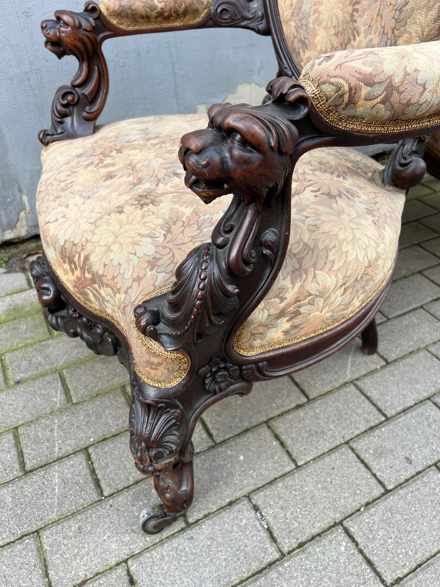  Paire de fauteuils. -photo-6