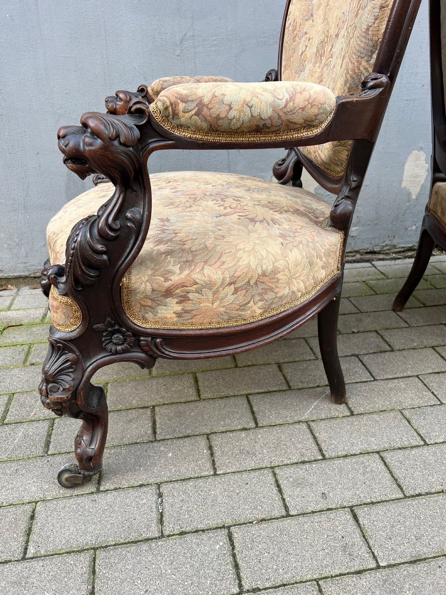  Paire de fauteuils. -photo-7