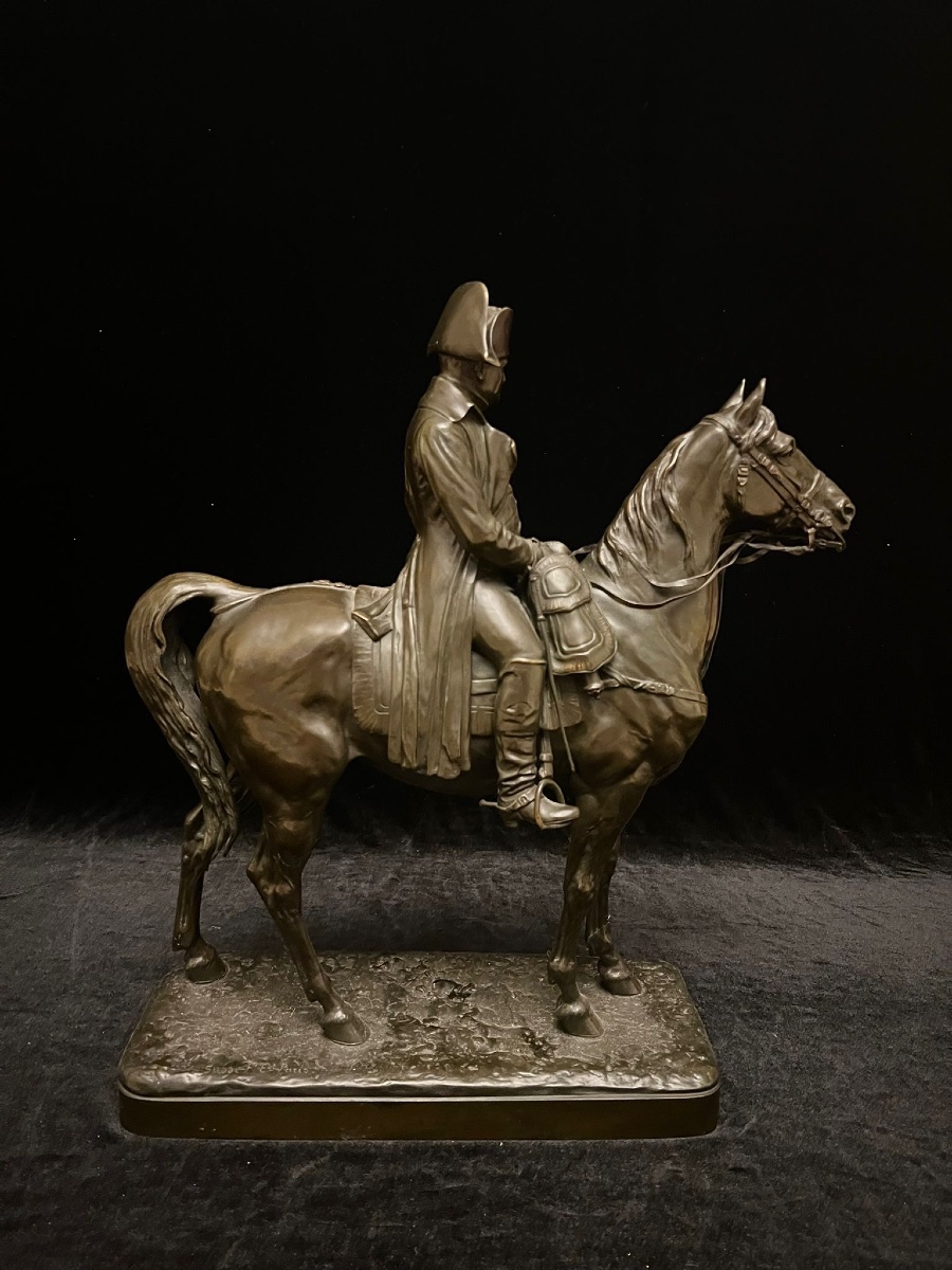 Napoleon Bronze Sculpture, Signed Je Masson-photo-2