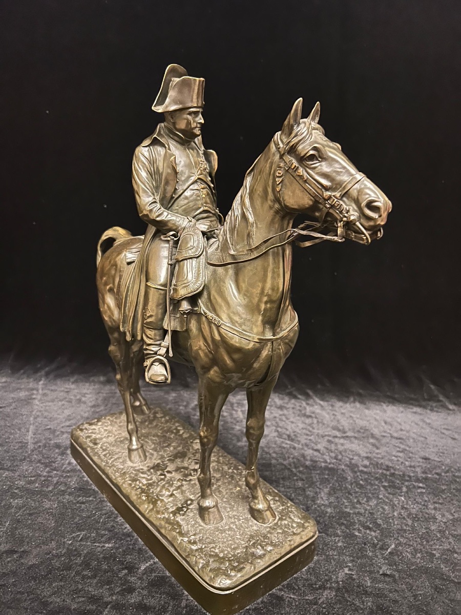Napoleon Bronze Sculpture, Signed Je Masson-photo-6