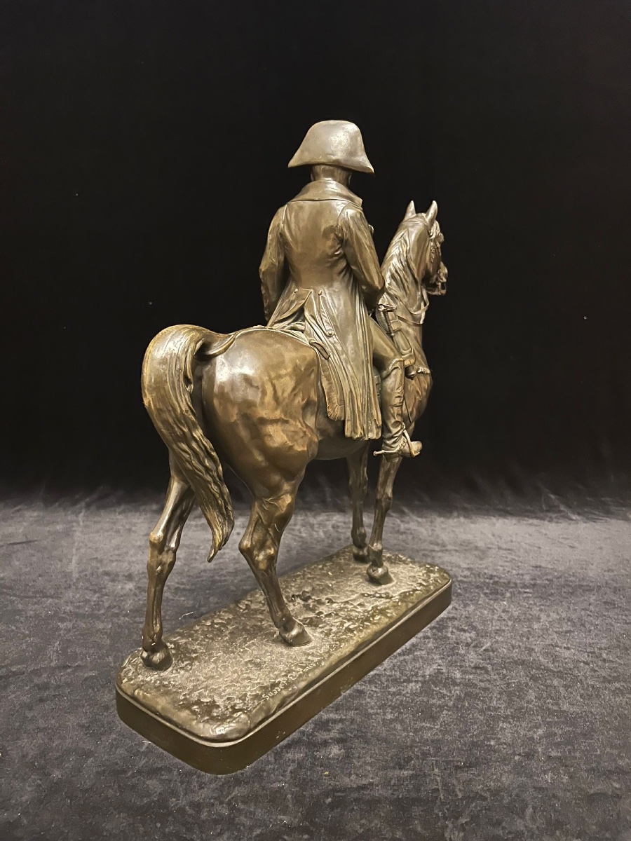 Napoleon Bronze Sculpture, Signed Je Masson-photo-7