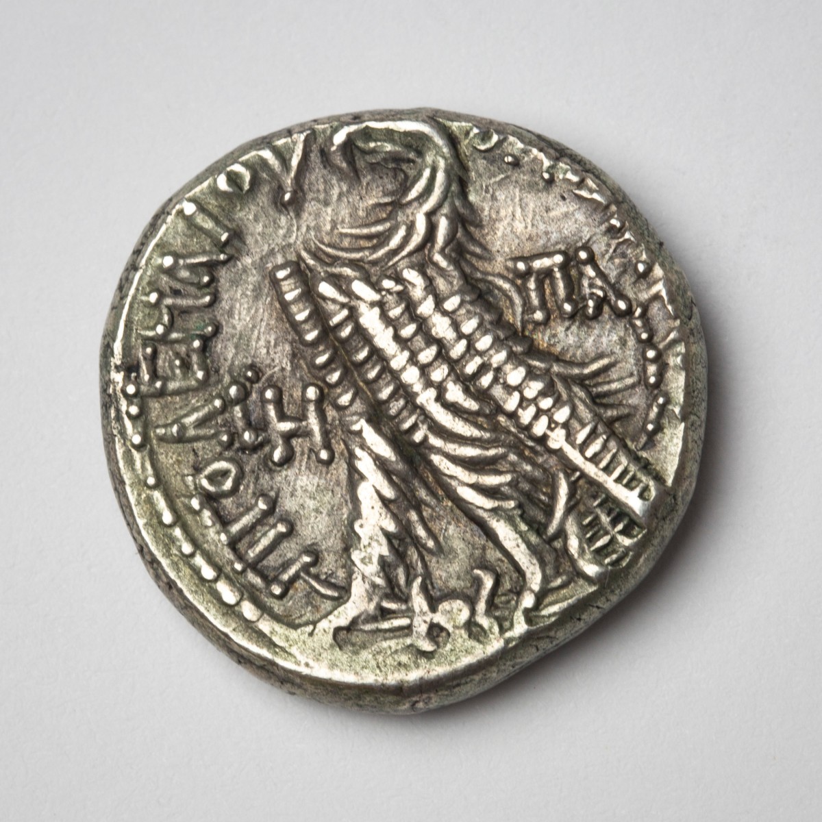 Ptolémée IX Soter II, 109 BC. Tetradrachme.-photo-2
