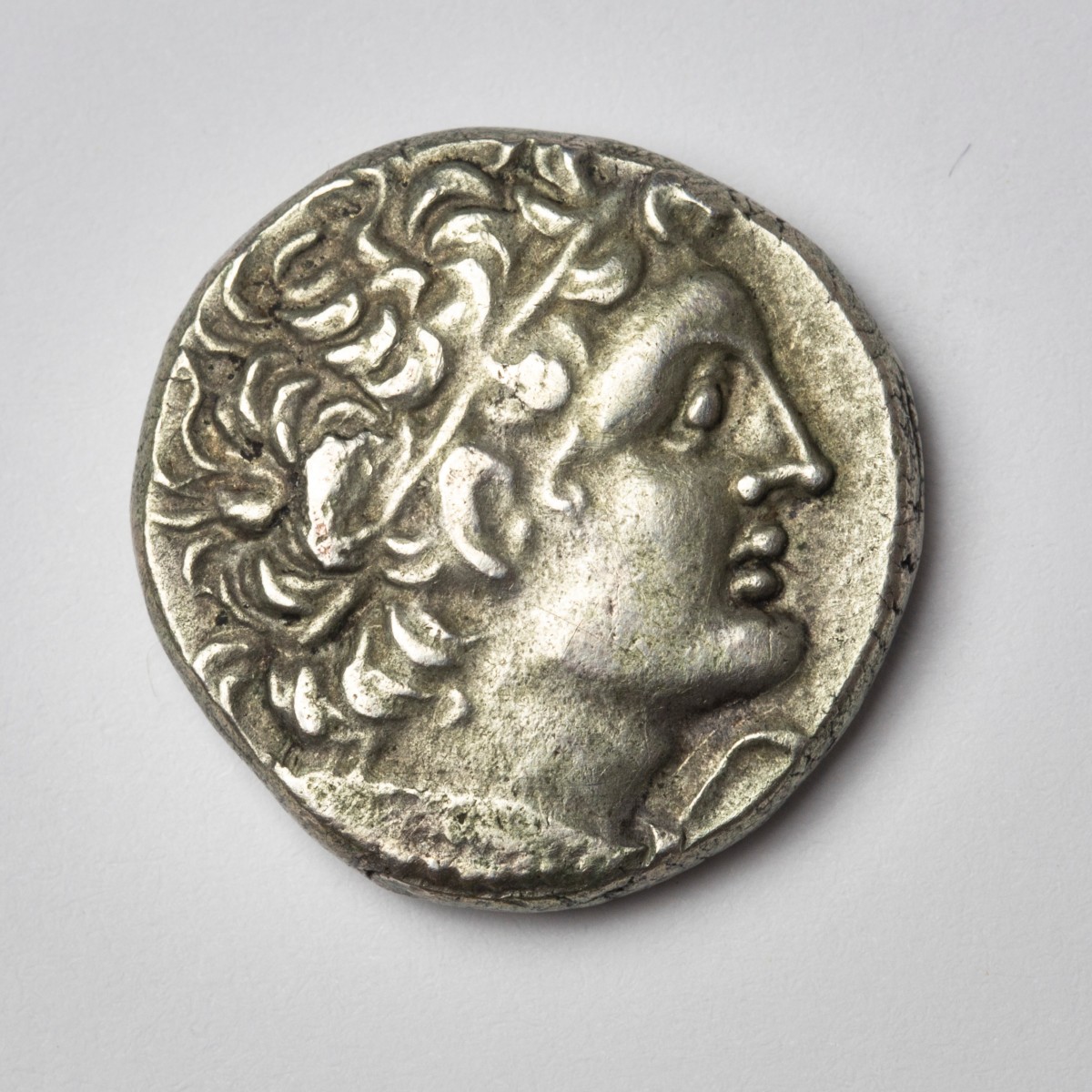 Ptolémée IX Soter II, 109 BC. Tetradrachme.