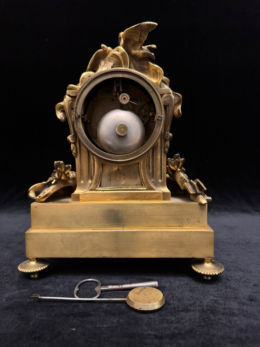 Clock With Candlesticks-photo-3