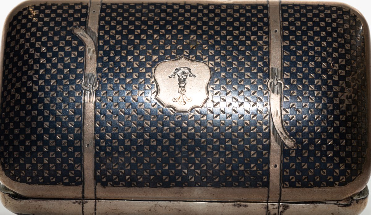 Étui à Cigarettes en Argent et Nielle de l’époque Impériale Russe-photo-4