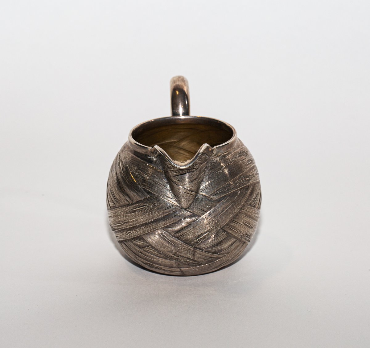 Russian Imperial Gilded Silver Creamer Jug-photo-2