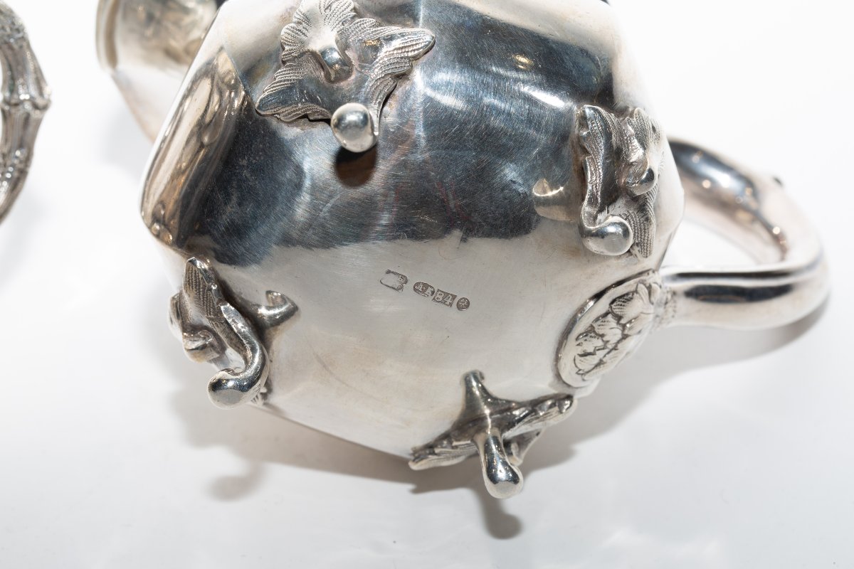 Sucrier et Pot à Crème en Argent de la Russie impériale, Saint-Pétersbourg, 1854-photo-1