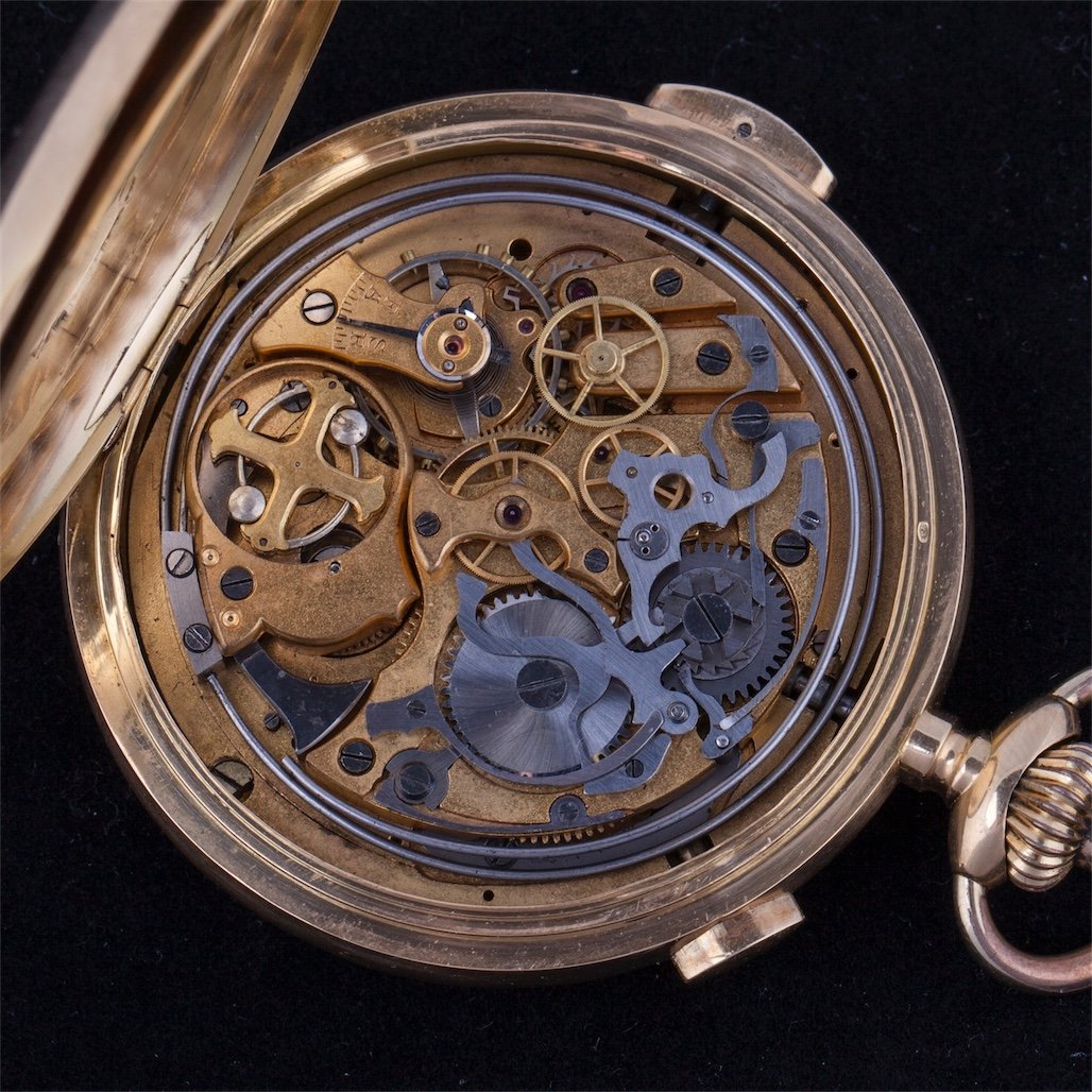 18k Gold Quarter Repeater With Chronograph-photo-3