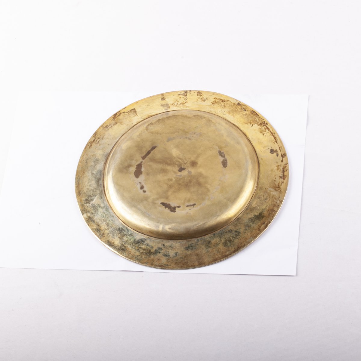 Gilded Silver Paten Russia 1870-photo-2