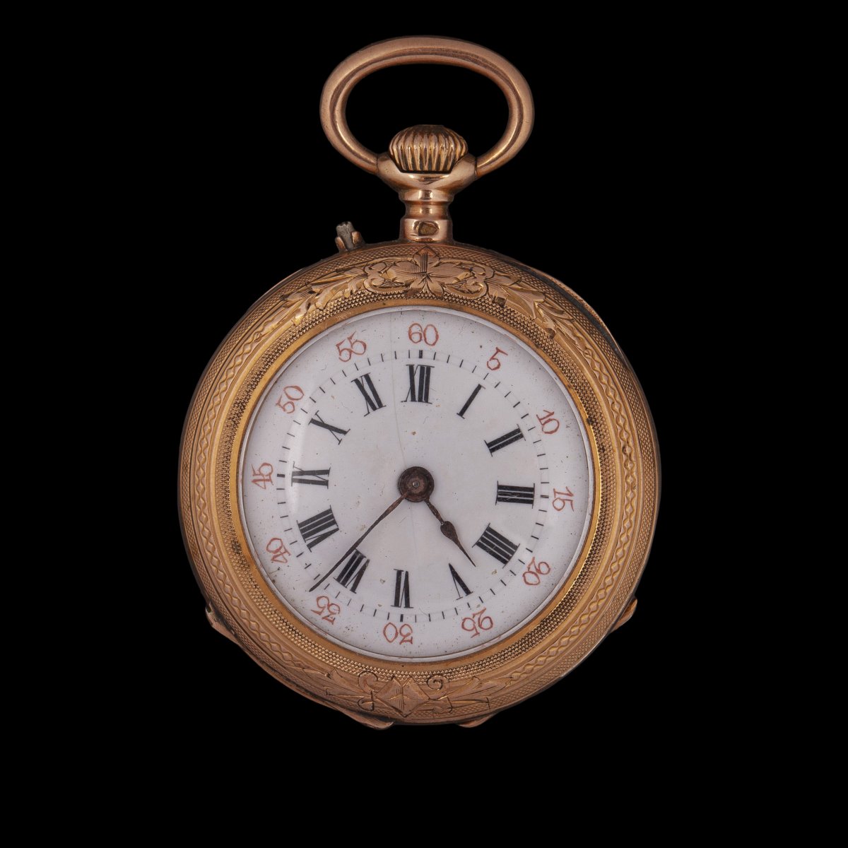 Petit Montre de Poche en Or Jaune
