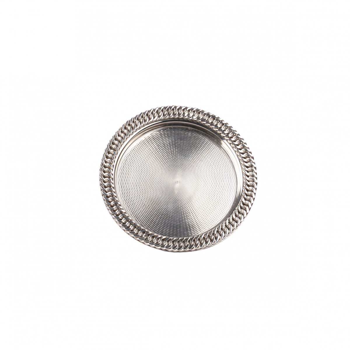 Hermes Plate In Silver Metal