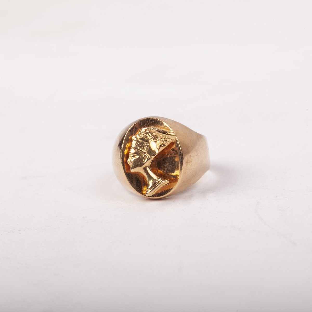 Egyptian Gold Ring With Nefertiti-photo-2