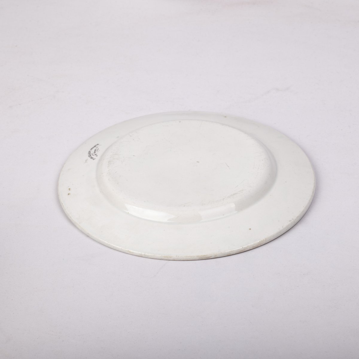 Assiettes à Céramique Napoléoniennes Mortes Gien Peintes en France, 19ème Siècle, Set de 12-photo-4