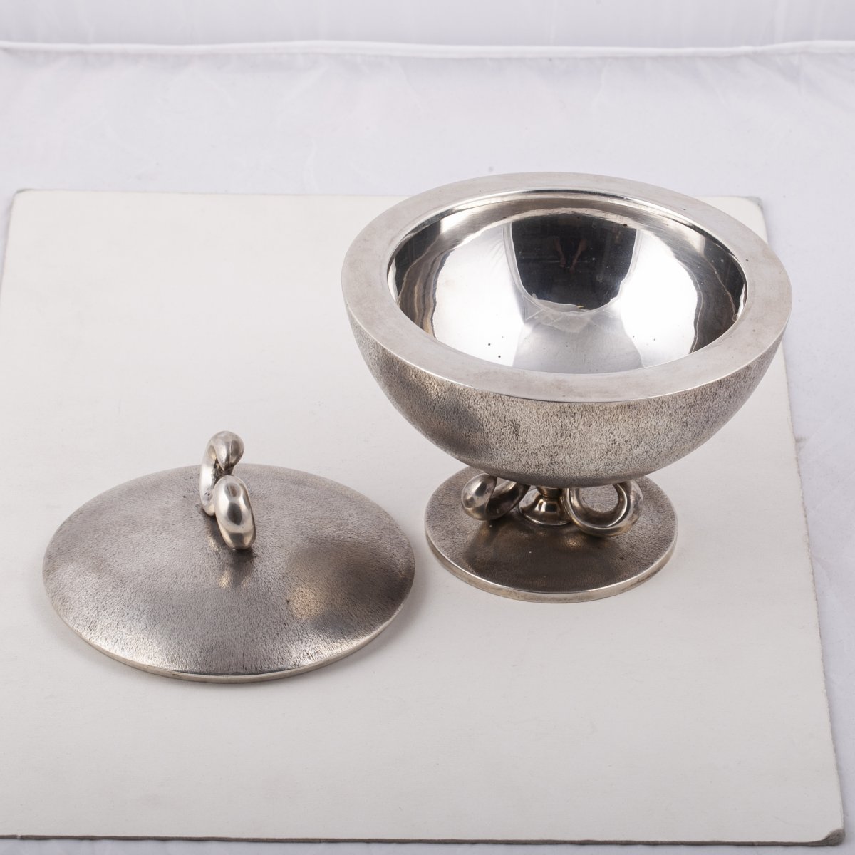 A Silver Sugar Bowl By Missiaglia-photo-2
