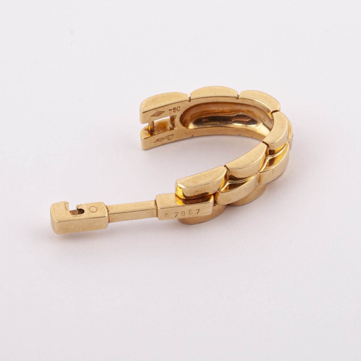 18k Gold Cartier Cufflinks-photo-2