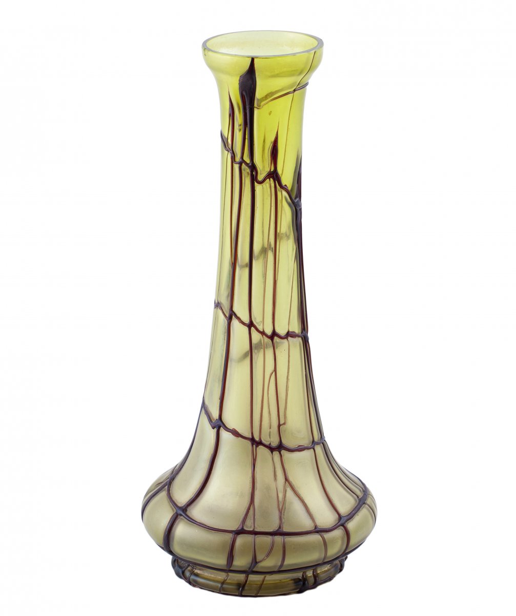 A Beautiful Art Nouveau Glass Vase