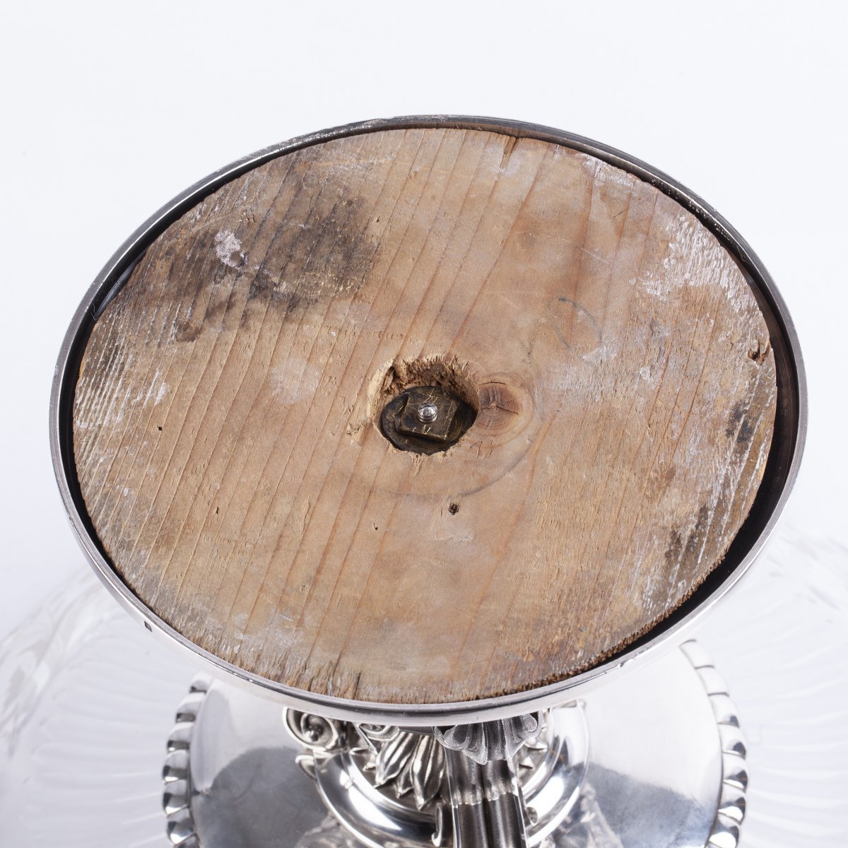 An Important  Silver And Crystal  Cup By Gustave Odiot-photo-4