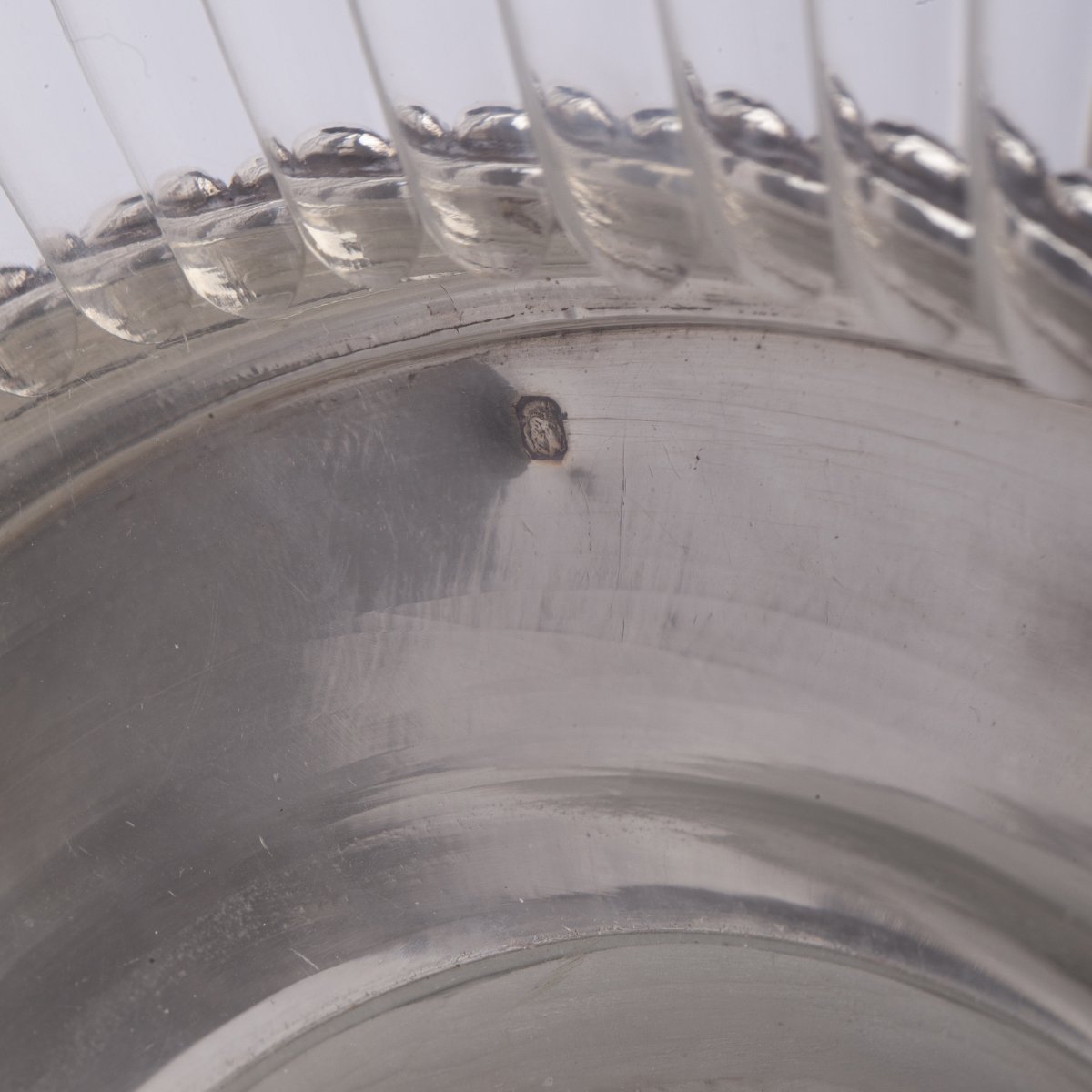 An Important  Silver And Crystal  Cup By Gustave Odiot-photo-4