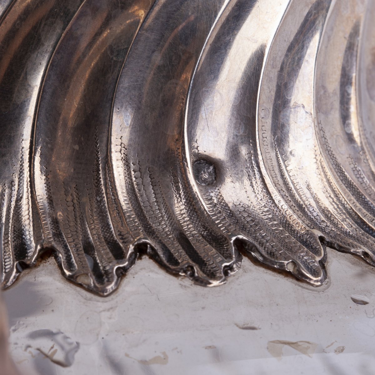 Une Paire De Carafes En Argent Massif Et En Verre-photo-4