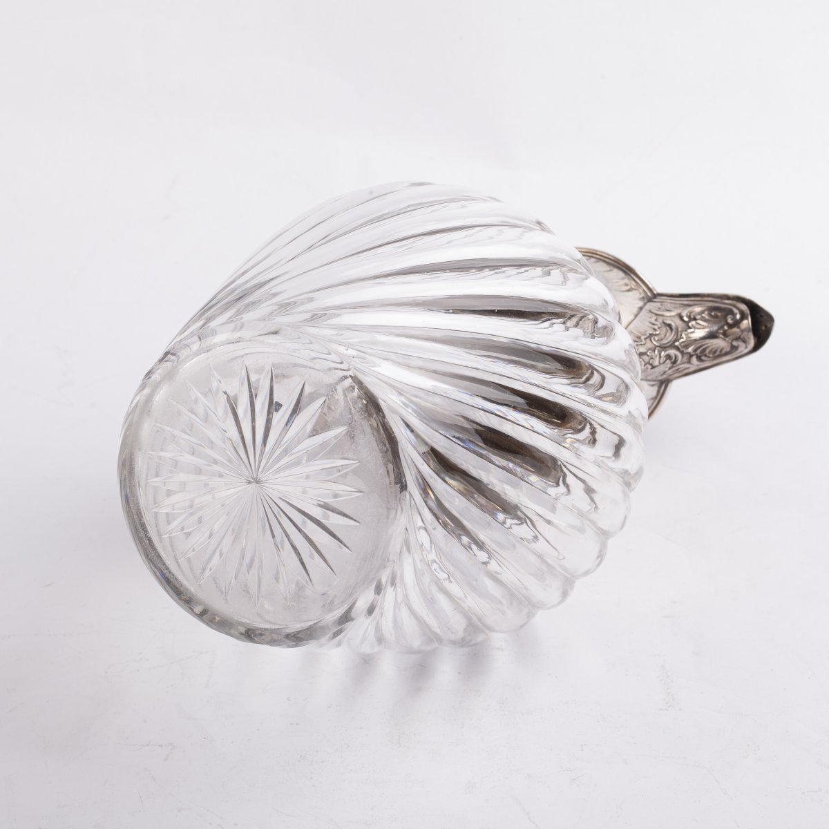 French Silver Mounted Claret Jug-photo-2