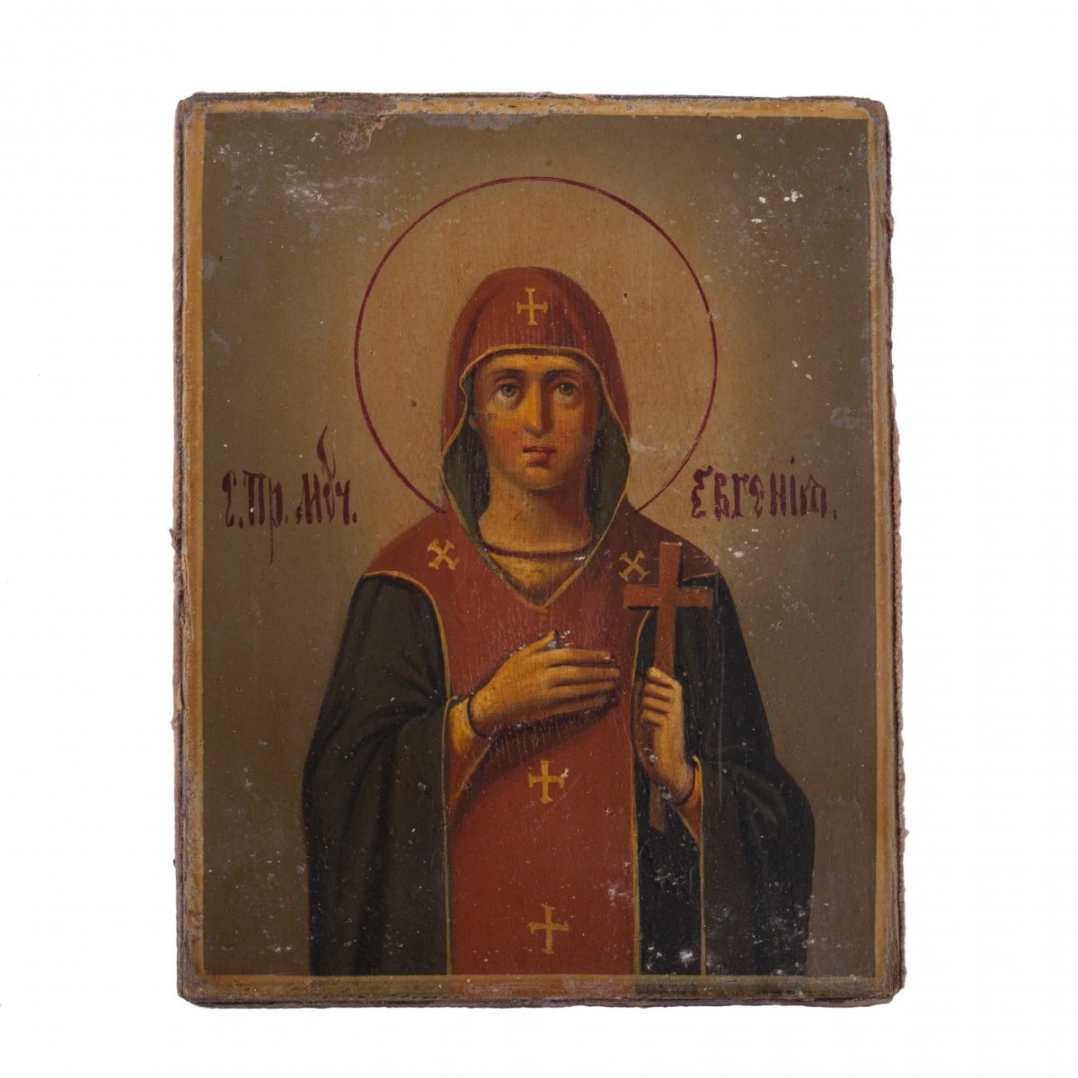 Icône Russe De Sainte Eugénie-photo-2