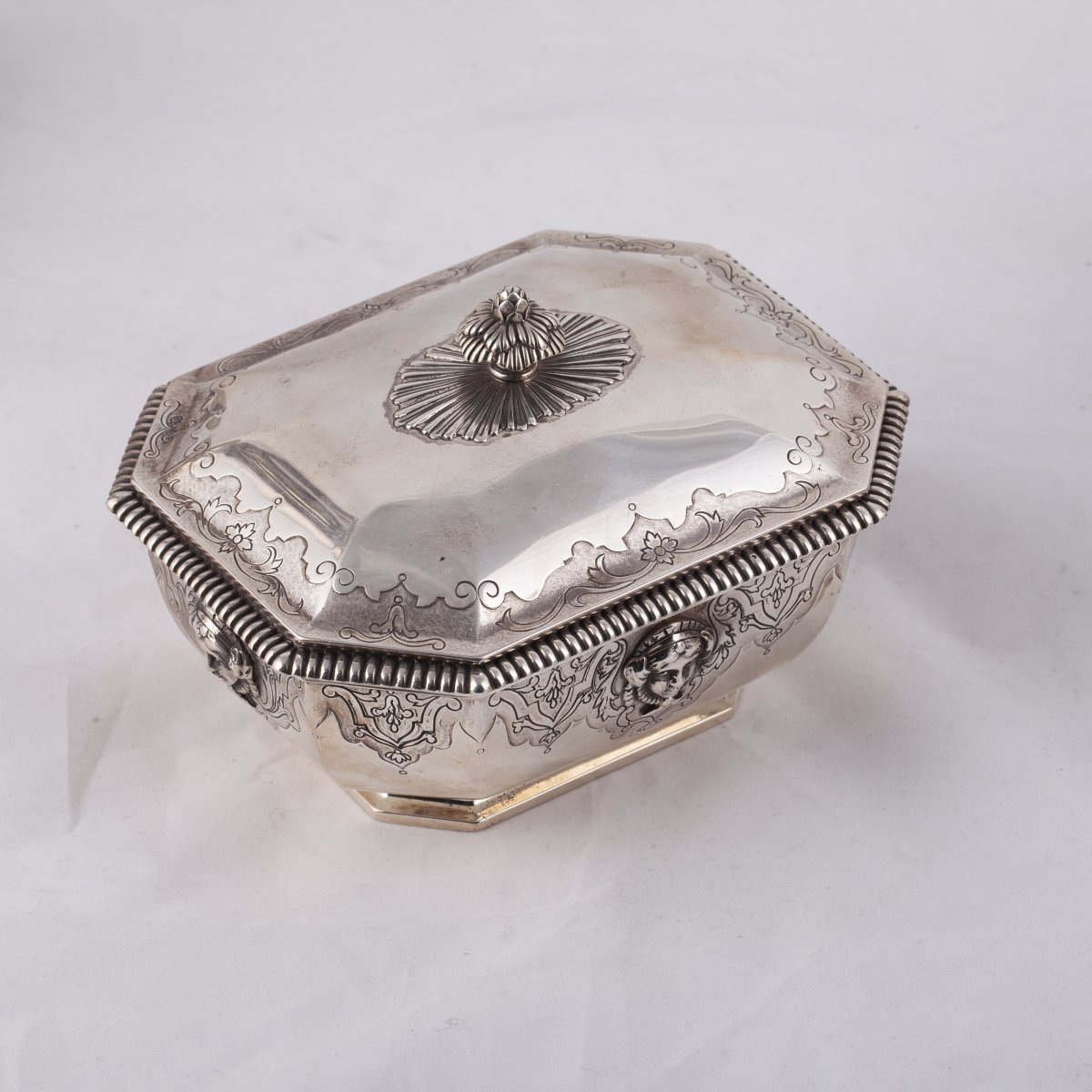 5 Piece Silver Tea / Coffee Service & Silver Plated Samovar - Maison Cardeilhac-photo-3