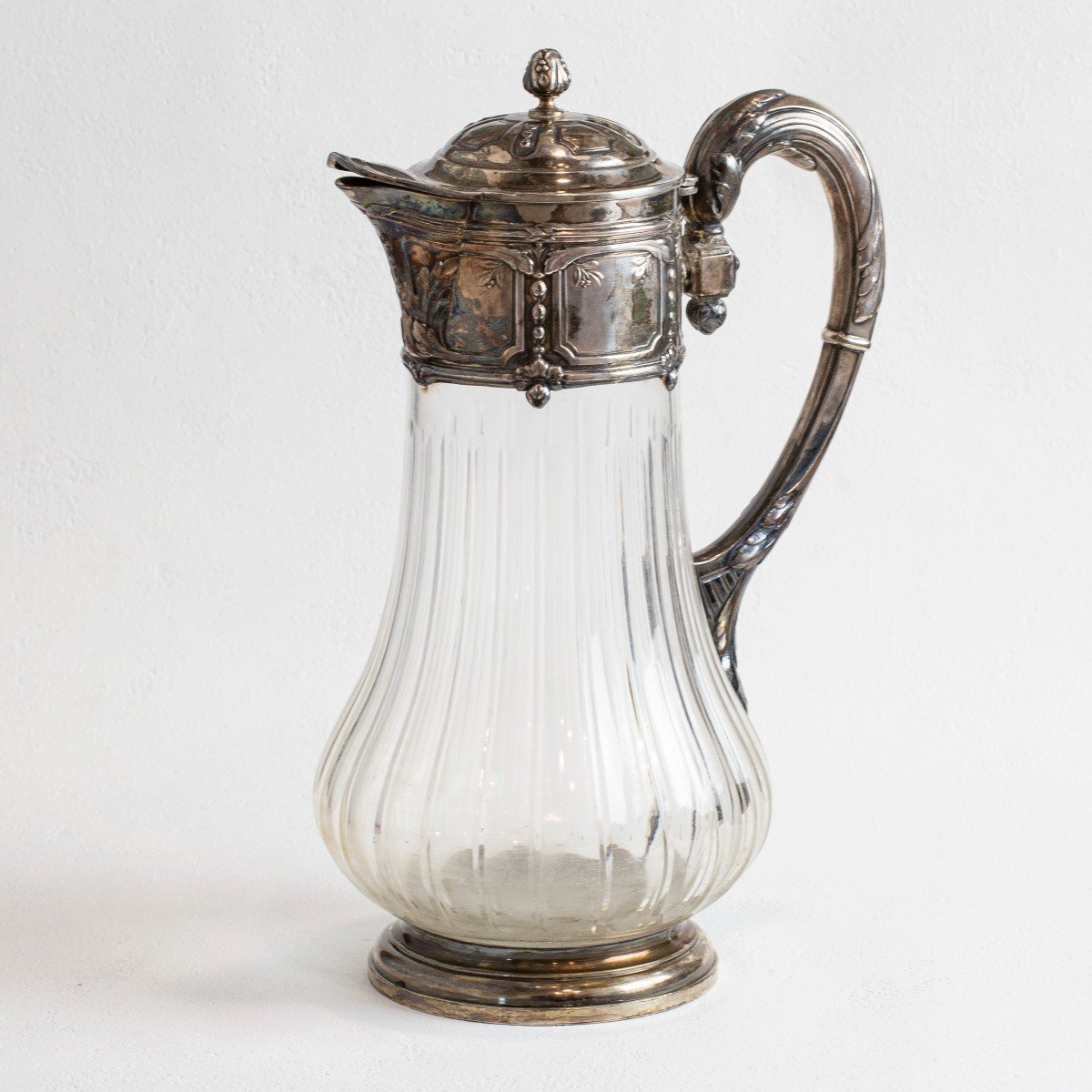 French Silver Mounted Claret Jug