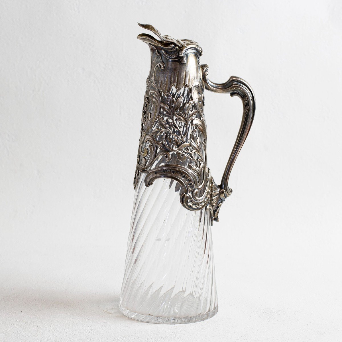 A Rococo Silver Mounted Ewer