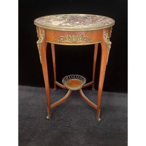 Table ronde de style François Linke
