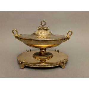 Coupe Empire en argent doré 