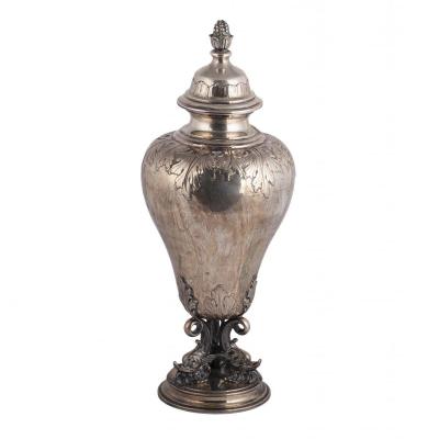 A Massive Silver Italian Goblet