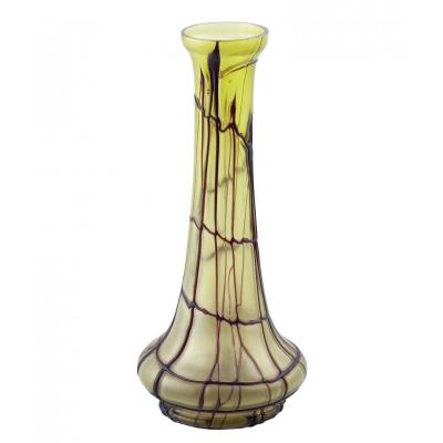 A Beautiful Art Nouveau Glass Vase