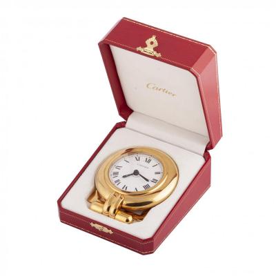 Cartier Colisee Table Alarm Clock