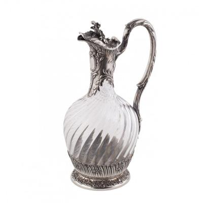 A Beautiful French Rococo Claret Jug
