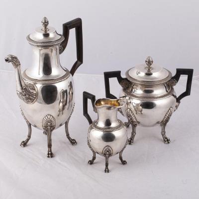 French Silver Coffee Service