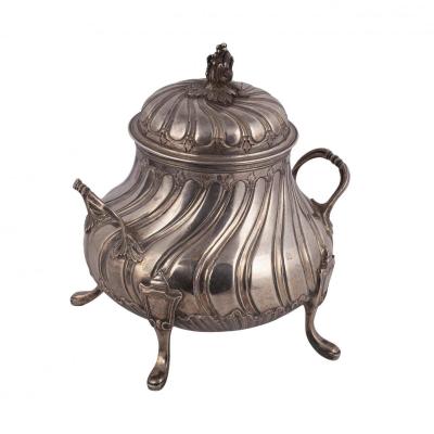 A Louis XV Style Silver Sugar Bowl