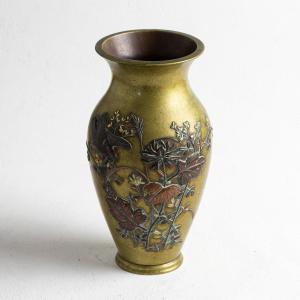 Japanese Bronze Vase,  Meiji Period