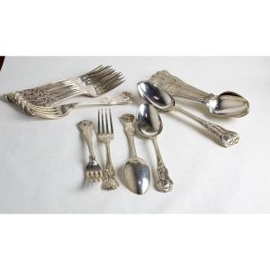 10 Sterling Silver Forks And Spoons