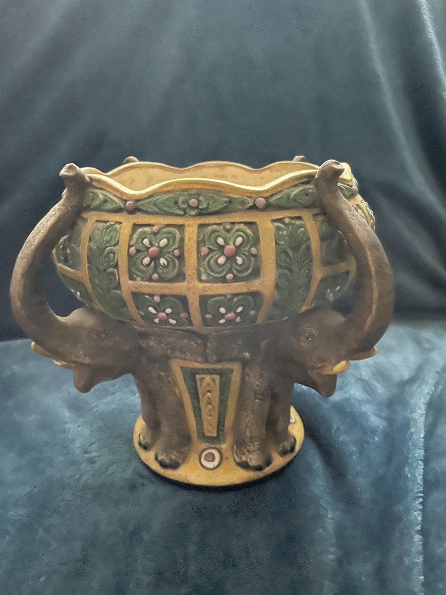 Amphora   Vase Aux Elephants-photo-2