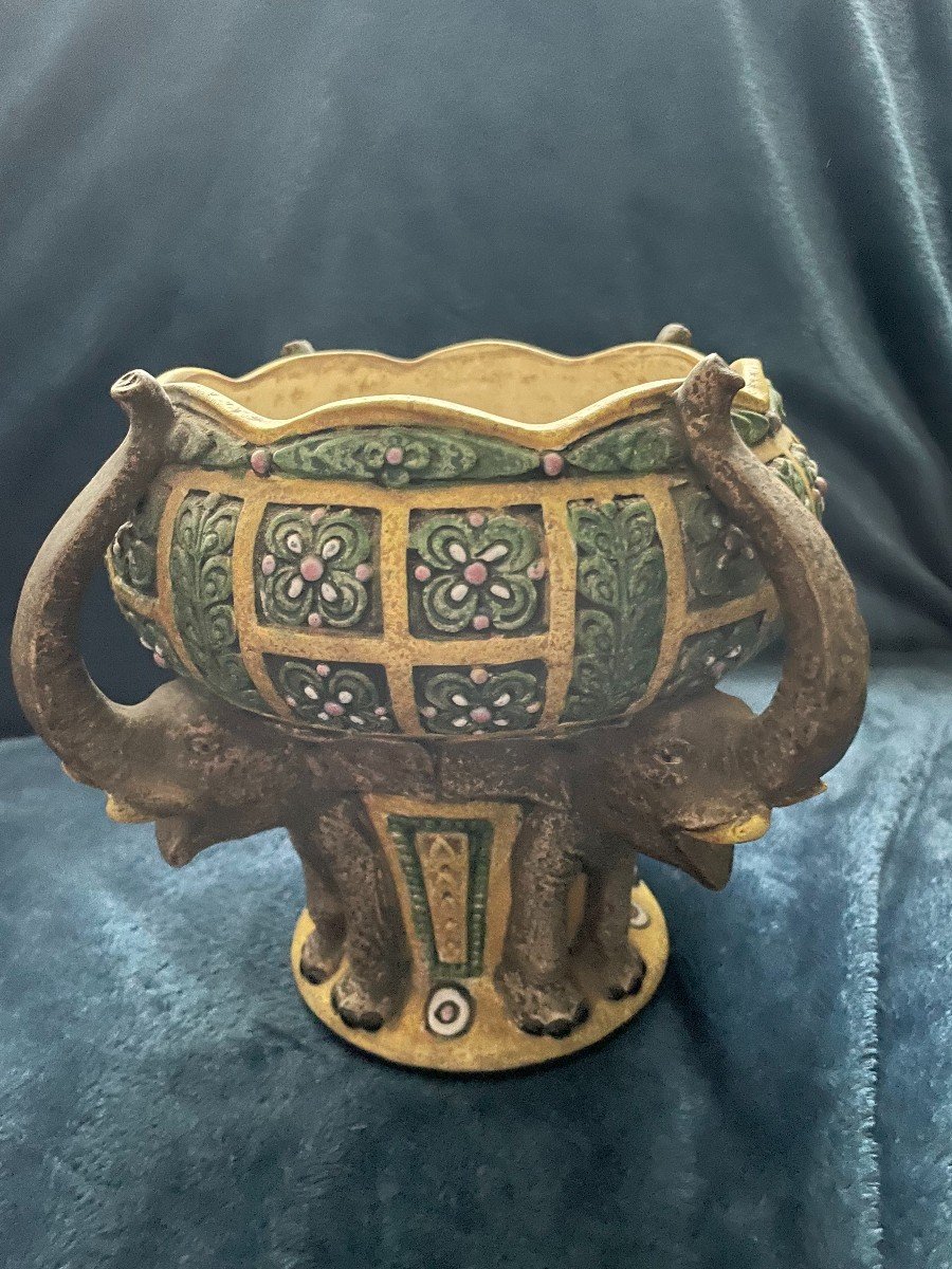 Amphora   Vase Aux Elephants-photo-3