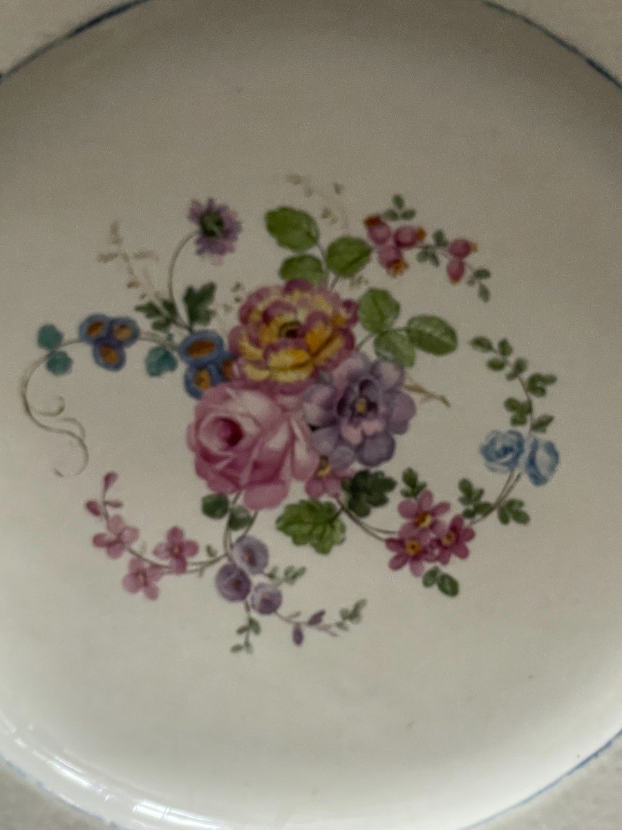 Chantilly Assiette Fleurs-photo-3