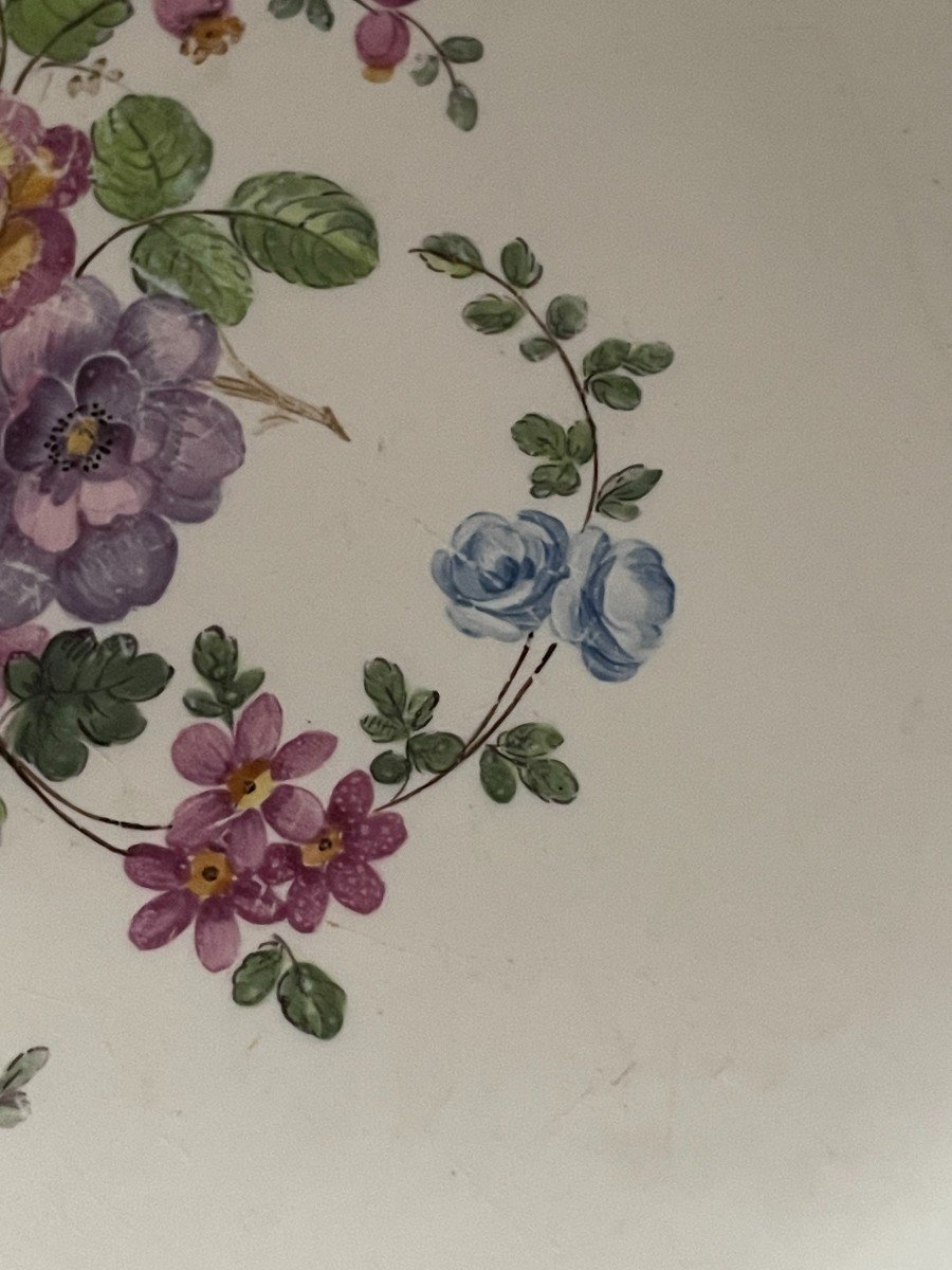 Chantilly Assiette Fleurs-photo-2