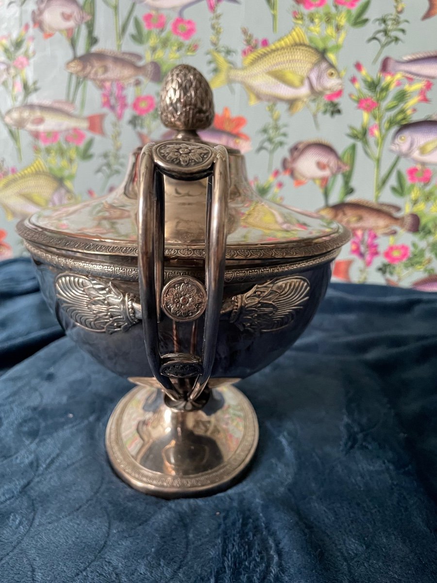 Empire Tureen In Silver Lined-photo-3