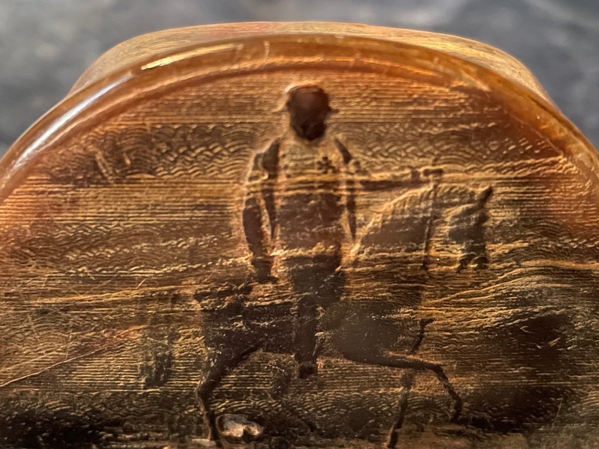 Snuff Box Representing Napoleon Bonaparte's Hat, First Half Of The 19th Century-photo-2