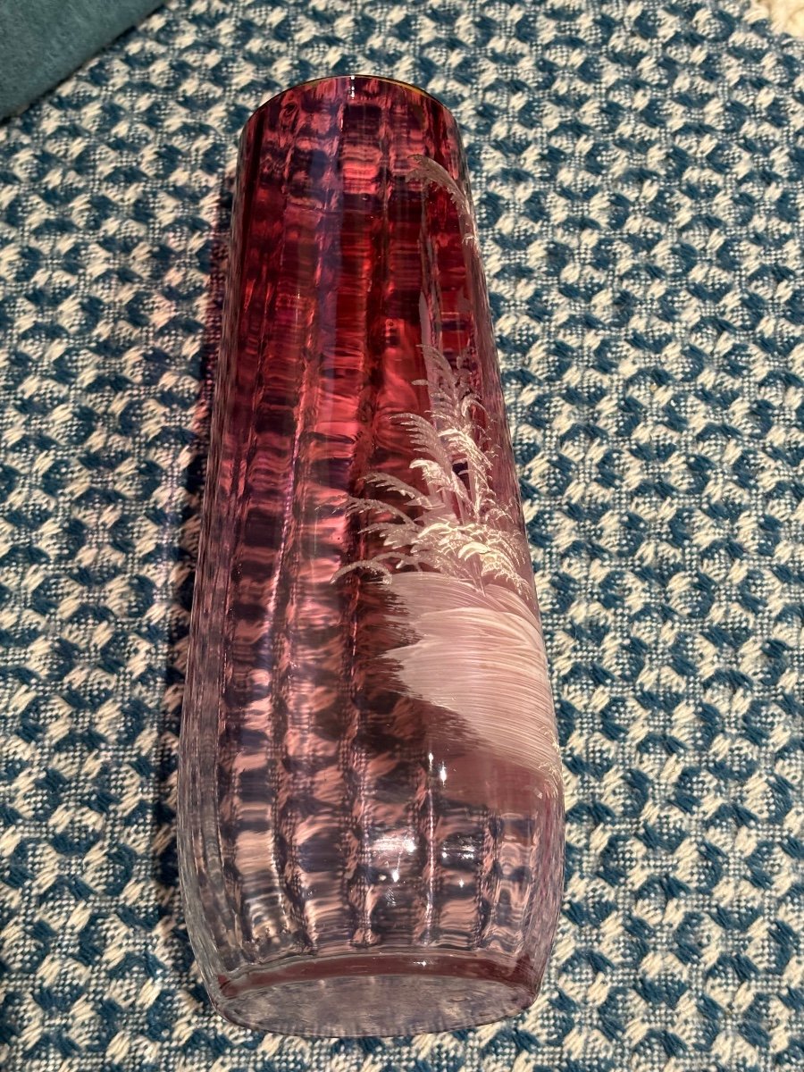 Vase émaillé. Décor Lutin -photo-1