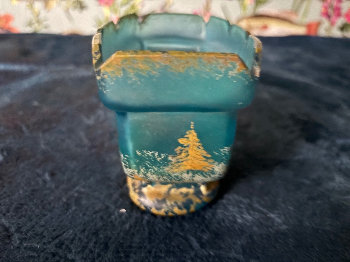 Enameled. Mini Mill Decor Planter-photo-4